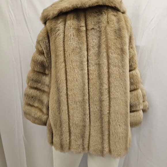 Vintage 1950's Faux Fur Short Coat - Picture 5 of 5